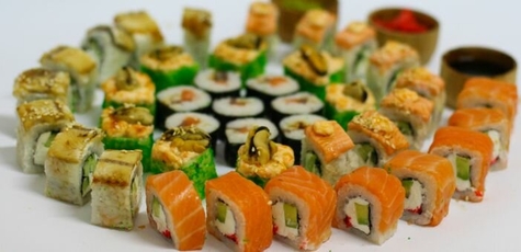 50% discount on the mega lux set from sushi set