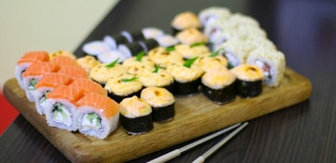 50% discount on the set "fish" from "sushi set"