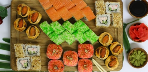 60% discount on the "hokudai" sushi set at the "sushi set"