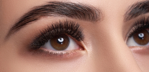 Eyelash lamination and coloring