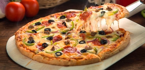 Скидка 40% на все меню пиццы от «Becon`s Pizza»