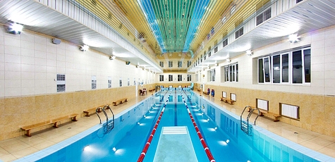 Up to 16 visits to the pool in the complex Syrets