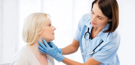 Examination by an endocrinologist