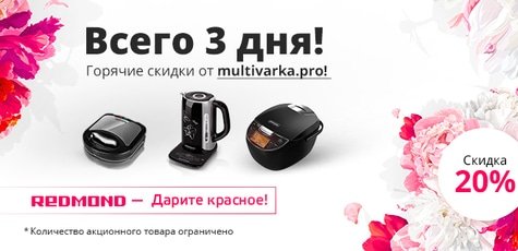 Вся техника REDMOND от Multivarka.pro -20%