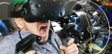 Игра в виртуальной реальности в VR Game Club!