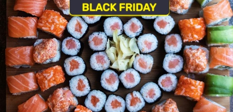 Скидка 60% на сет «Мега Лосось XXL» от ilikeSushi