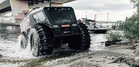 Скидка 30% на катание на вездеходе «Sherp»