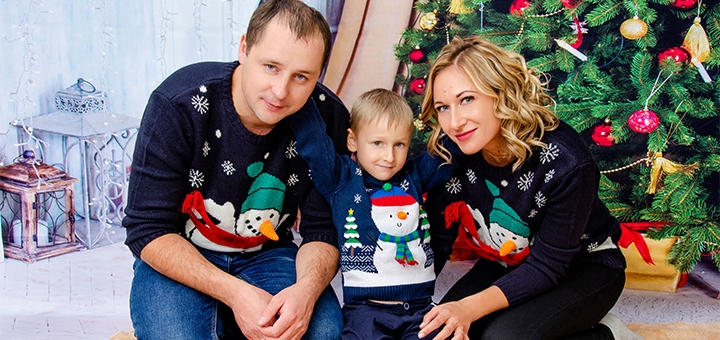 

Новогодняя фотосессия от фотостудии «Svetik Style»