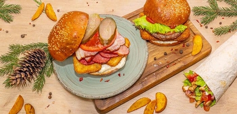 50% discount on burger or menu at «Burger Club»