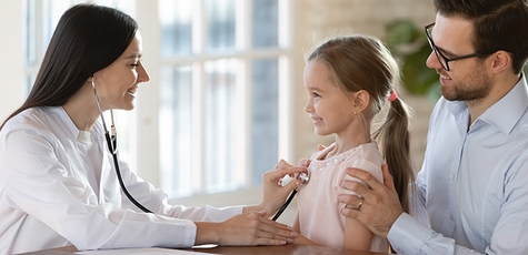 Examination by a pediatrician at Pulse