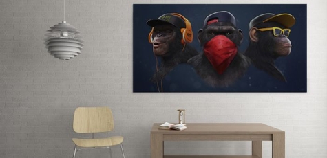 Prints of paintings on canvas from «Art Factory»