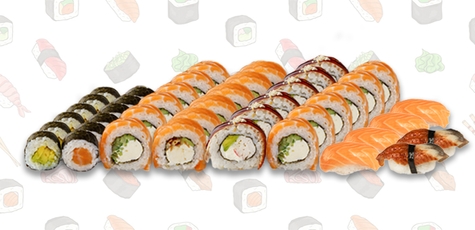 Знижка 50% на суші-сети від «Wasabi»
