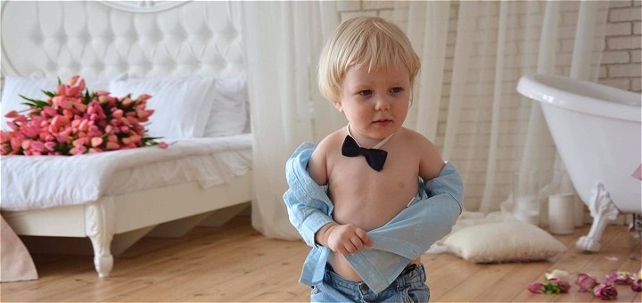 

Студийная портретная детская фотосессия в «LLL»