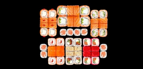 Скидка 45% на суши-сеты от «Dino Sushi»