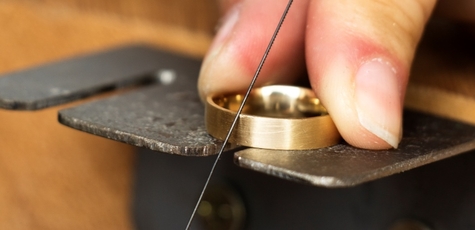 Jewelry workshop on making rings