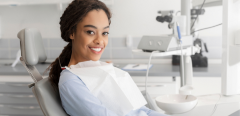 Professional ultrasound cleaning of teeth