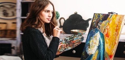 Занятия живописью в мастерской «Art-Hobby»