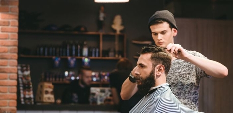 Hair and beard cutting in the barbershop «Fade 3B»