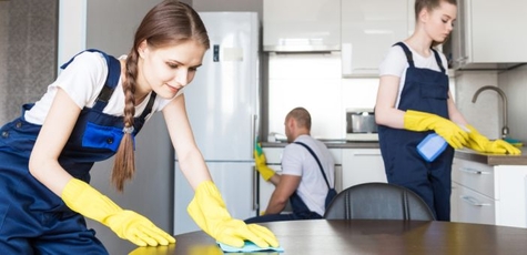 General cleaning of the apartment 
