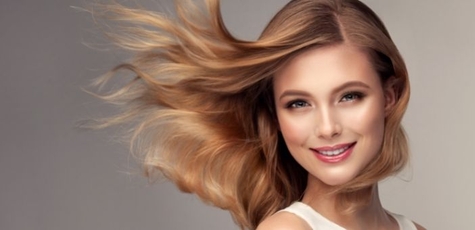 Women's haircut, styling by Sergey Achkasov