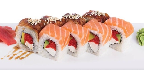 Скидка 50% на меню роллов от «Toka Sushi» 