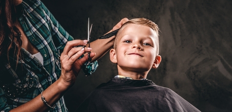 Детская стрижка в «Baron Barbershop»
