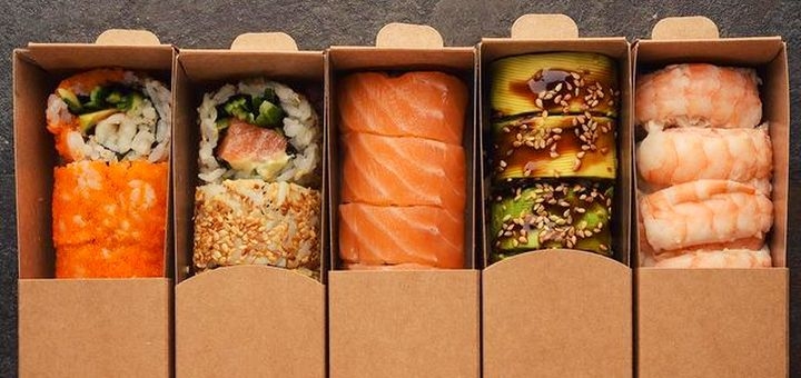 

Знижка 45% на меню від служби доставки «Onigiri»