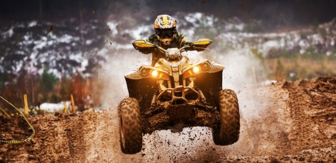 1 hour of ATV rental in the club «KVADRO-DRIVE»