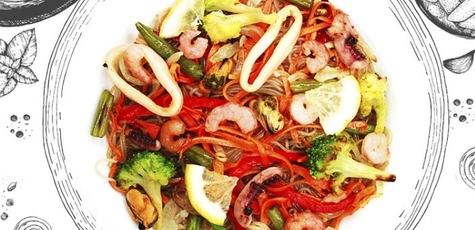 Скидка 40% на все меню WOK от «MIO pizza»