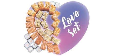 Знижка 50% на сет «Love» (815 г) від Sushi Family