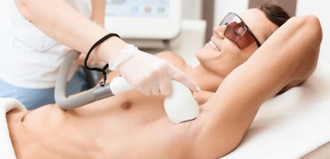 Up to 5 Sessions of Male Laser Hair Removal