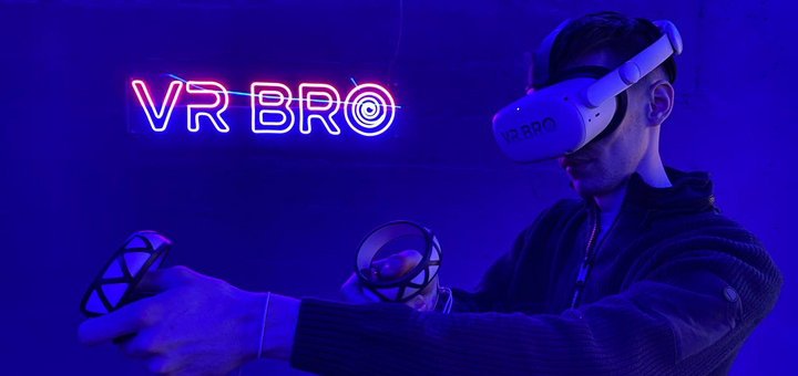 Акція на Година гри в VR тир або симулятор польоту в VR BRO від Pokupon - 22