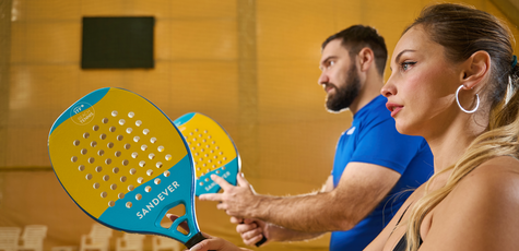 Up to 10 beach tennis lessons at Beach Tennis