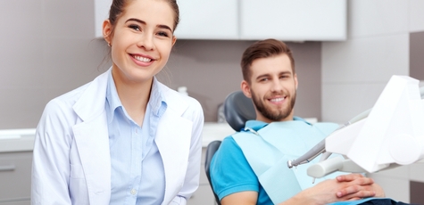 Teeth Cleaning with Air-Flow at Dermansky Clinic