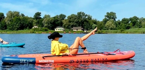 Знижка 40% на катаннях на сапах від Time to SUP