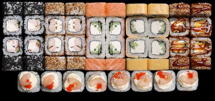 Скидка 55% на суши, роллы и сеты от «Eco Sushi»