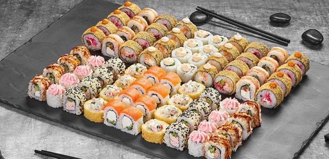 50% Discount on Sushi Sets from Delivery «GO Eat»