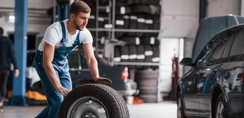 Tire fitting for 4 wheels at «Shynomontazh»