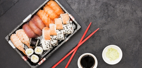 Скидка 40% на суши-сеты от «Sushi&Pizza GARAGE»