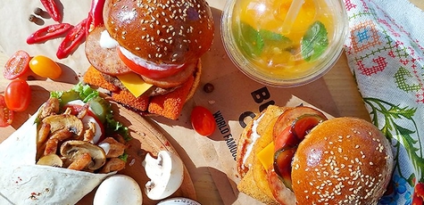 50% off burger or menu at Burger Club