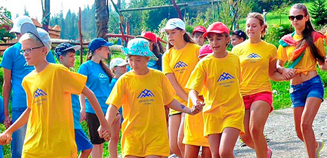 Camp Kolorovi Gori in Skhidnytsia for 14 days