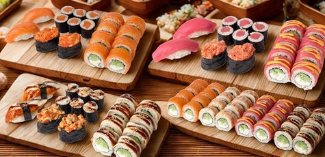 Знижка 50% на все меню суші від «Crystal Sushi»