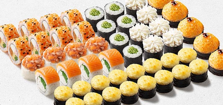 Скидка 50% на суши-сеты от сети «Sushi Story»