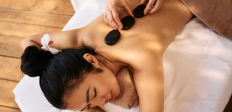 Up to 10 sessions of stone massage at the «Gera»