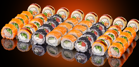 Скидка 53% на суши-сет «Black вайб» от «Sushitta»