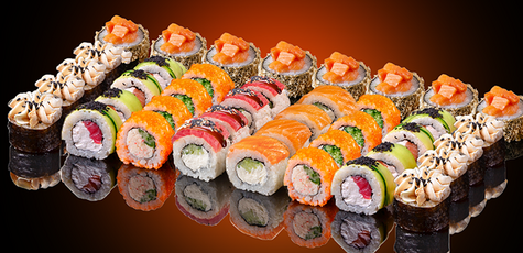 Скидка 55% на суши-сет «Макси Black» от «Sushitta»