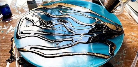 Арт-бокс «Флюид арт» для создания картины