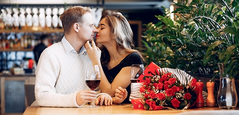 Вечеря на День Валентина у «Райський дворик»