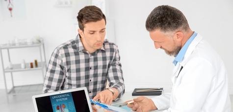 Urologist Check Up with ultrasound at the Check Up