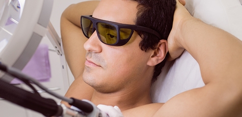 5 laser hair removal sessions for men at SunShine